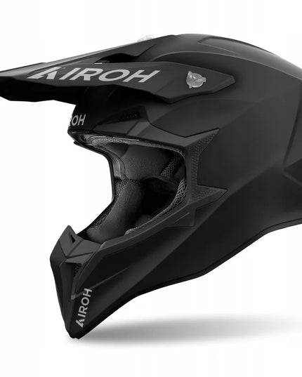 Motociklininko šalmas Airoh Wraaap Color Matt Black XXS