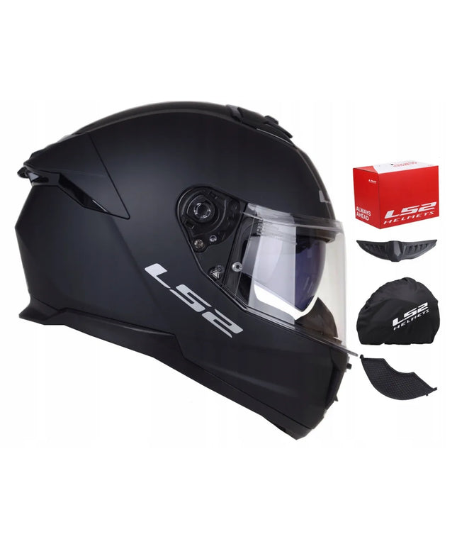 Motociklininko šalmas LS2 FF808 STREAM II BLENDA BLACK MAT