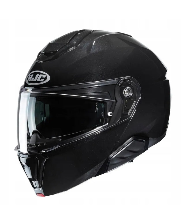 Atveriamas modulinis motociklininko šalmas HJC I91 SOLID METAL BLACK