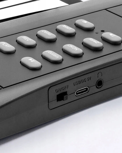 Elektroninis pianinas vaikams su 49 klavišais, mokomasis sintezatorius