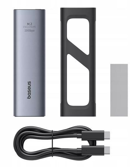 BASEUS M.2 NVMe 10 Gb/s išorinis SSD dėklas iki 8TB