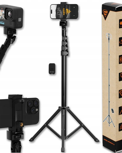 SELFIE LAZDA-TRIKOJIS SU TELEFONO LAIKIKLIU, BLUETOOTH 5.2, 180 CM