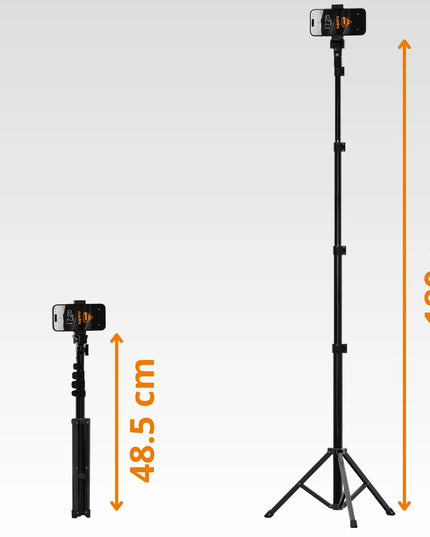 SELFIE LAZDA-TRIKOJIS SU TELEFONO LAIKIKLIU, BLUETOOTH 5.2, 180 CM