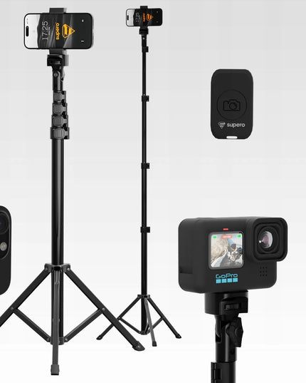 SELFIE LAZDA-TRIKOJIS SU TELEFONO LAIKIKLIU, BLUETOOTH 5.2, 180 CM