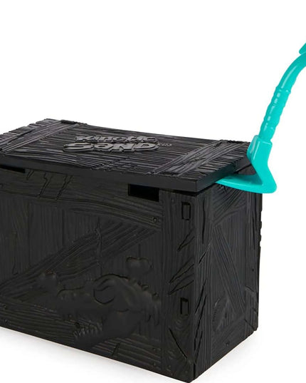 KINETIC SAND dinozaurų kasinėjimų rinkinys su skeletu, kinetinis smėlis, 2 vnt.
