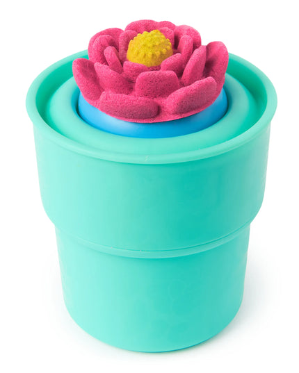 KINETIC SAND „SquishBlossom“ kūrybinis kinetinio smėlio rinkinys – gėlė, 2 vnt.