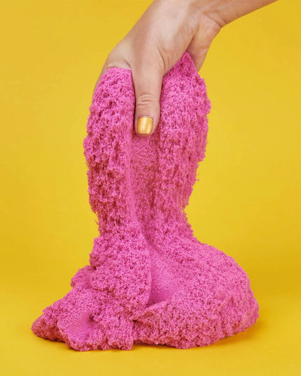 KINETIC SAND blizgus rožinis kinetinis smėlis, papildymas, 907 g