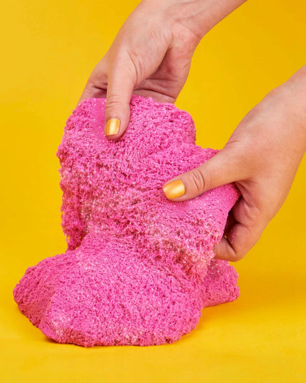 KINETIC SAND blizgus rožinis kinetinis smėlis, papildymas, 907 g