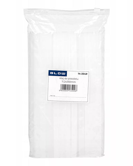 Karštų klijų pistoletui lazdelės PDR, skaidrios 11mm, 1kg rinkinys