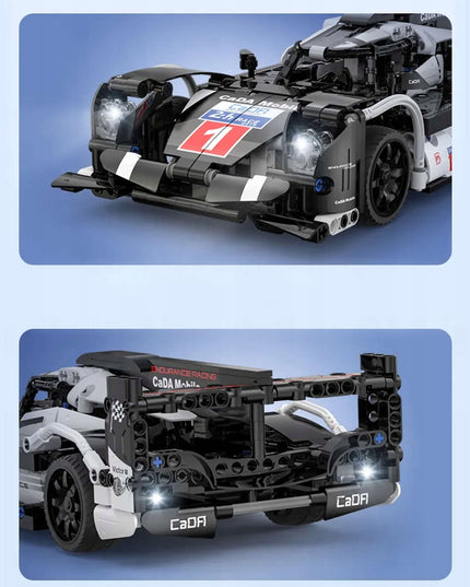 Statybinės kaladėlės CADA Didelis Sportinis Automobilis GT LE MANS RC, 427 Detalės + LED