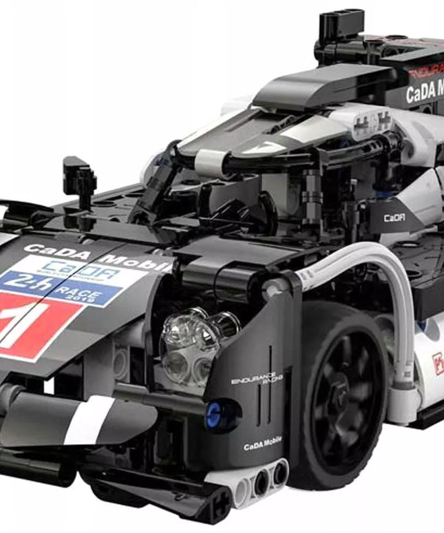 CaDA sportinis automobilis GT Sport Car Le Mans RC 427 detalių + LED