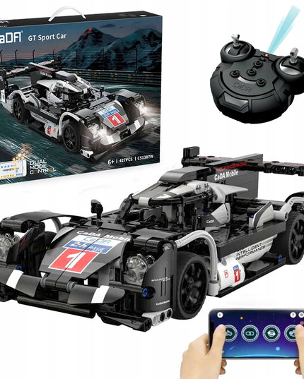Statybinės kaladėlės CADA Didelis Sportinis Automobilis GT LE MANS RC, 427 Detalės + LED