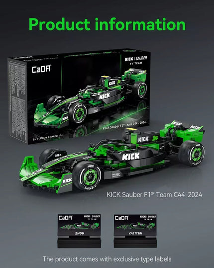 Konstruktorius CaDA Formula 1 bolidas KICK SAUBER F1 TEAM C44 314 el. C55032W