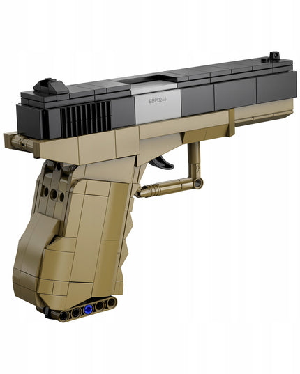 Konstrukcinis žaislas CADA GINKLAS GLOCK 17 MECHANINIS PISTOLETAS 338 DALYS + 5 ŠOVINIAI