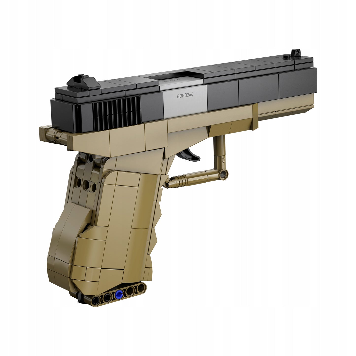 Konstrukcinis žaislas CADA GINKLAS GLOCK 17 MECHANINIS PISTOLETAS 338 DALYS + 5 ŠOVINIAI