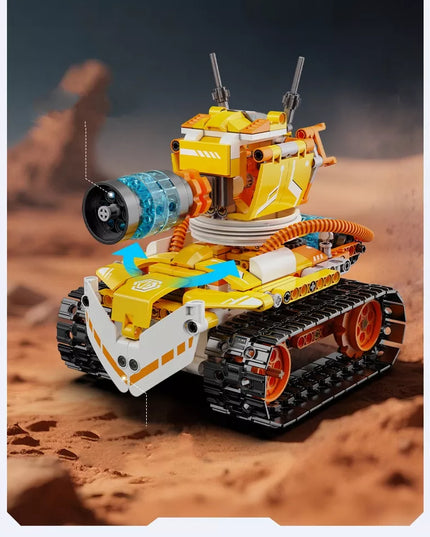 Statybiniai blokeliai CADA CODE ROBOT MODEL W.BOT RC Nuotoliniu būdu valdomas DUAL MODE 455 elementai