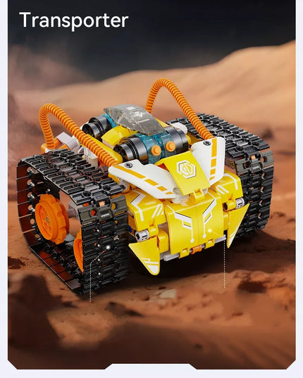 Statybiniai blokeliai CADA CODE ROBOT MODEL W.BOT RC Nuotoliniu būdu valdomas DUAL MODE 455 elementai