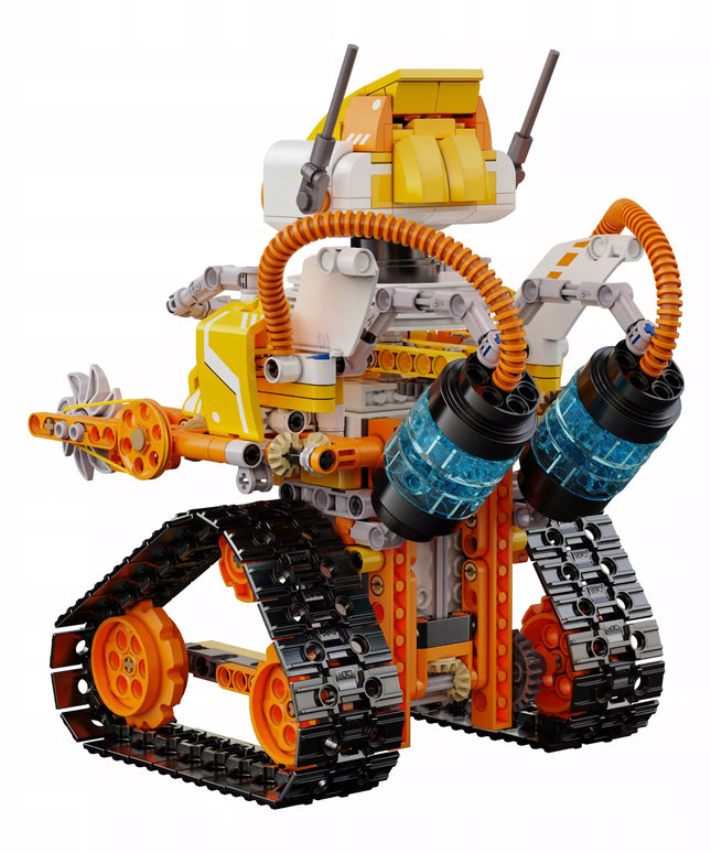 CaDA W.BOT RC programuojamas nuotoliniu būdu valdomas robotas konstruktorius, 455 detalės