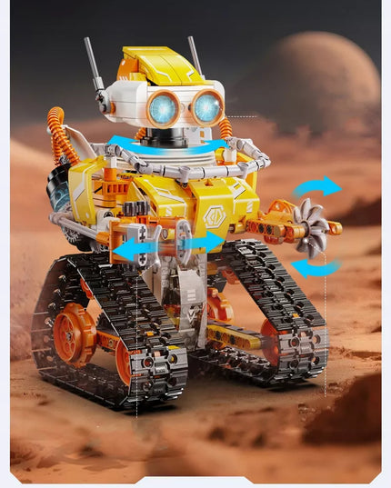 Statybiniai blokeliai CADA CODE ROBOT MODEL W.BOT RC Nuotoliniu būdu valdomas DUAL MODE 455 elementai