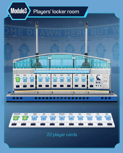 Konstruktorius CADA ETIHAD STADIUM MANCHESTER CITY 4473 EL. C66022W DIDELIS + LED