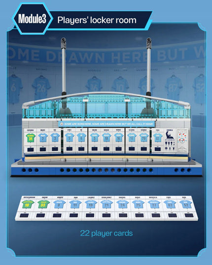 Konstruktorius CADA ETIHAD STADIUM MANCHESTER CITY 4473 EL. C66022W DIDELIS + LED