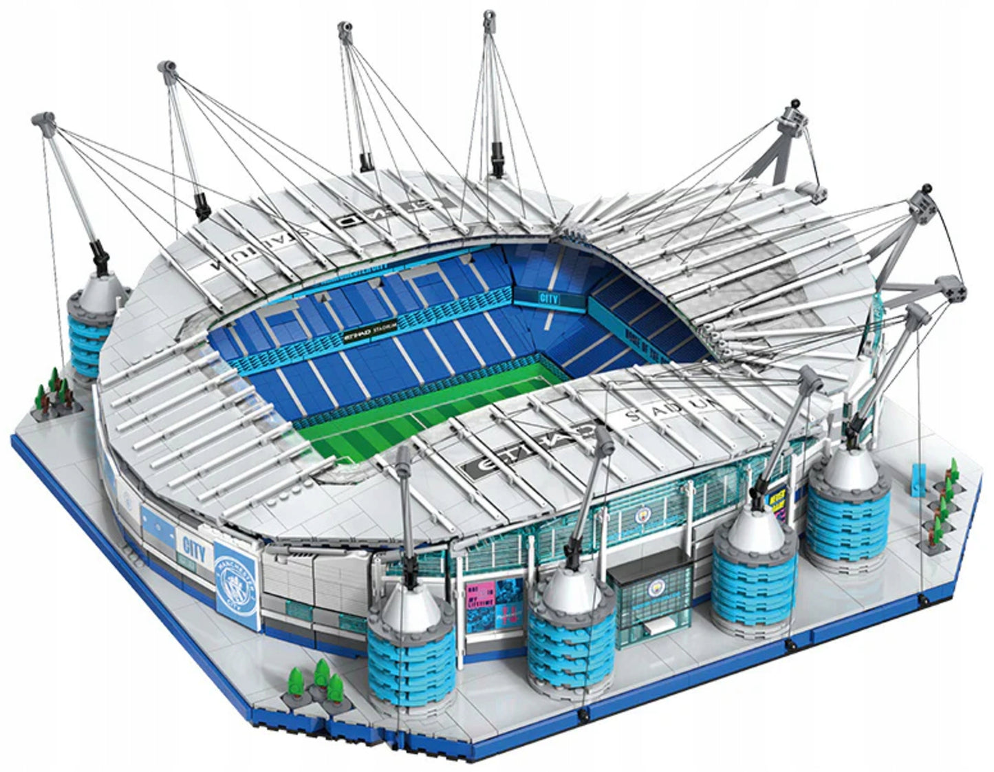 Konstruktorius CADA ETIHAD STADIUM MANCHESTER CITY 4473 EL. C66022W DIDELIS + LED