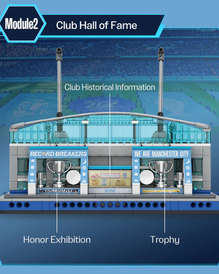 Konstruktorius CADA ETIHAD STADIUM MANCHESTER CITY 4473 EL. C66022W DIDELIS + LED