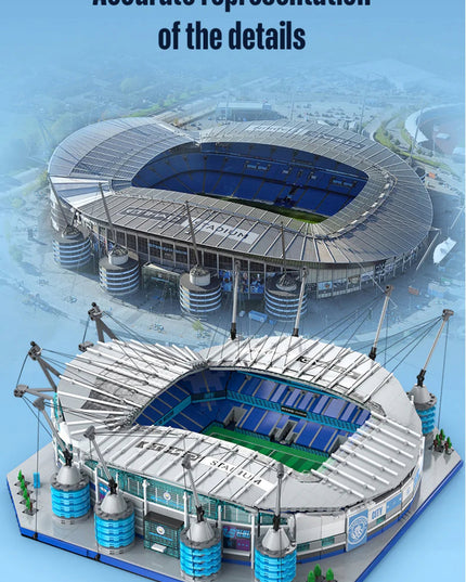 Konstruktorius CADA ETIHAD STADIUM MANCHESTER CITY 4473 EL. C66022W DIDELIS + LED