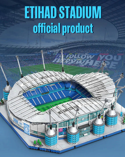 Konstruktorius CADA ETIHAD STADIUM MANCHESTER CITY 4473 EL. C66022W DIDELIS + LED