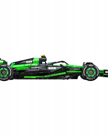 Konstruktorius CADA F1 Kick Sauber komanda "Formulė 1" lenktyninis automobilis 2553 detalės, mastelis 1:8