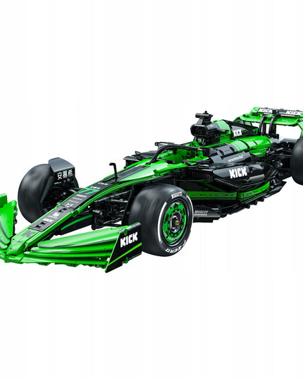 Konstruktorius CADA F1 Kick Sauber komanda "Formulė 1" lenktyninis automobilis 2553 detalės, mastelis 1:8