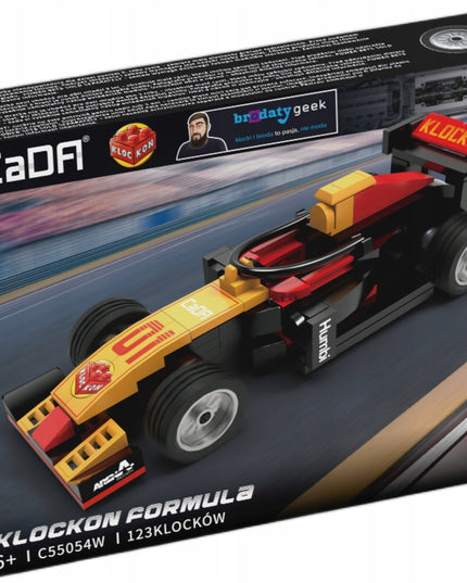 Statybiniai blokeliai CADA FORMULA KLOCKON 123 elementai. Specialioji versija