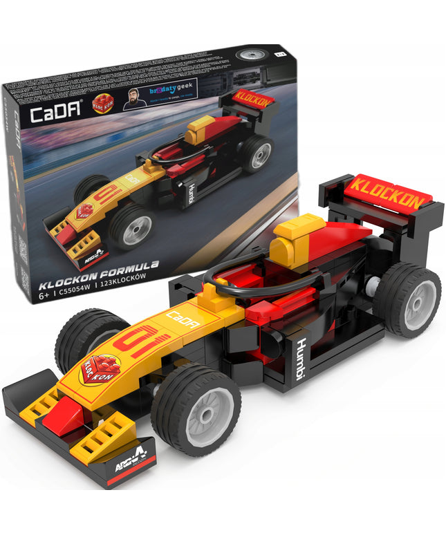 Statybiniai blokeliai CADA FORMULA KLOCKON 123 elementai. Specialioji versija