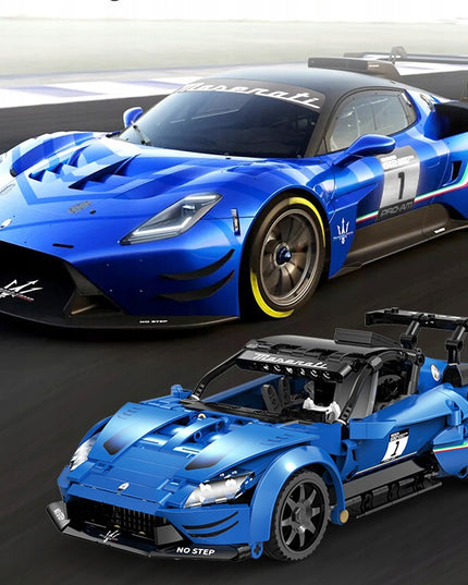 Konstrukcinis rinkinys CADA MASERATI GT2 nuotoliniu būdu valdomas lenktyninis automobilis RC, 549 elementai