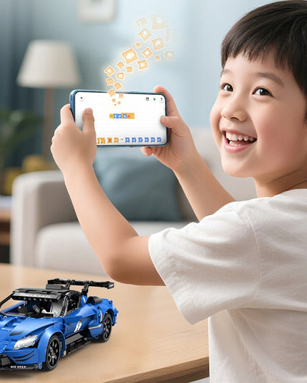 Konstrukcinis rinkinys CADA MASERATI GT2 nuotoliniu būdu valdomas lenktyninis automobilis RC, 549 elementai