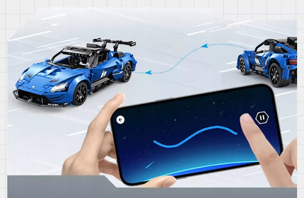 CaDA MASERATI GT2 nuotoliniu būdu valdomas automobilis lenktyninis RC konstruktorius 549 dalys