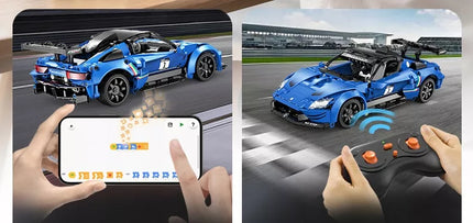 CaDA MASERATI GT2 nuotoliniu būdu valdomas automobilis lenktyninis RC konstruktorius 549 dalys