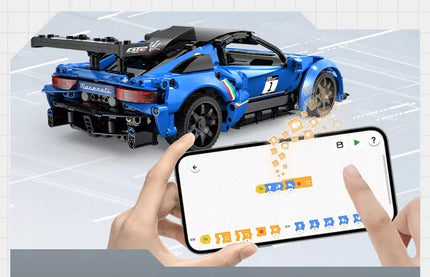 CaDA MASERATI GT2 nuotoliniu būdu valdomas automobilis lenktyninis RC konstruktorius 549 dalys