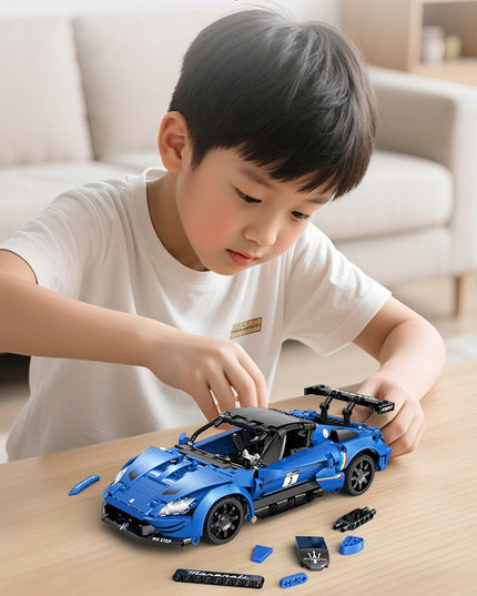 Konstrukcinis rinkinys CADA MASERATI GT2 nuotoliniu būdu valdomas lenktyninis automobilis RC, 549 elementai