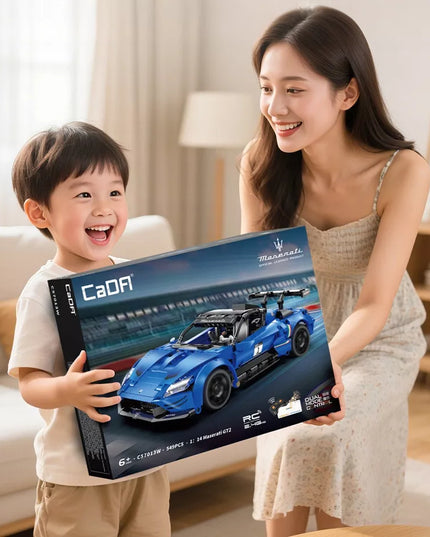 CaDA MASERATI GT2 nuotoliniu būdu valdomas automobilis lenktyninis RC konstruktorius 549 dalys
