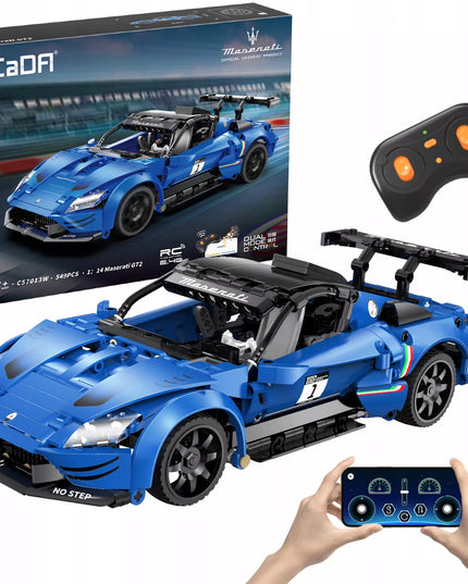 CaDA MASERATI GT2 nuotoliniu būdu valdomas automobilis lenktyninis RC konstruktorius 549 dalys