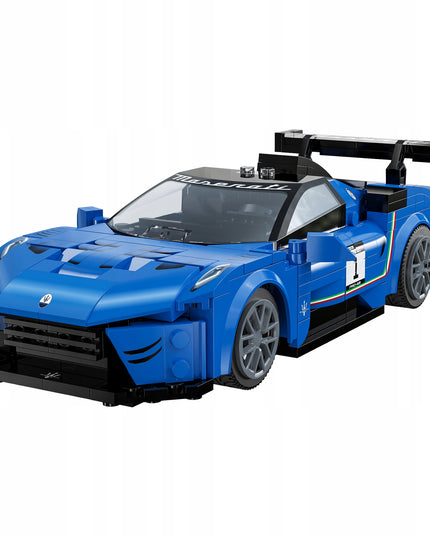 Statybiniai blokeliai CADA MASERATI GT2, sportinis automobilis, 320 elementų, valdomas nuotoliniu būdu RC