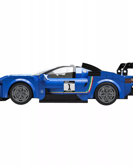 Statybiniai blokeliai CADA MASERATI GT2, sportinis automobilis, 320 elementų, valdomas nuotoliniu būdu RC