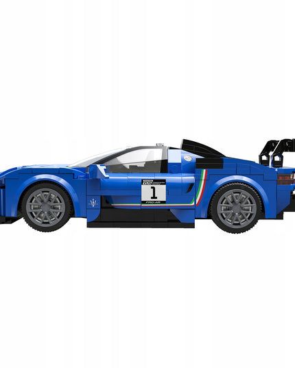 Statybiniai blokeliai CADA MASERATI GT2, sportinis automobilis, 320 elementų, valdomas nuotoliniu būdu RC