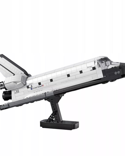 Statybiniai blokeliai CaDA NASA modelis KOSMINĖ ŠAUDYKLĖ DISCOVERY SPACE SHUTTLE 1827 elementai.