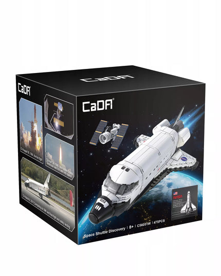 CaDA LEGO NASA KOSMINIS TYRinėTOJAS ERDĖLAIVIS SPACE SHUTTLE DISCOVERY 475det.