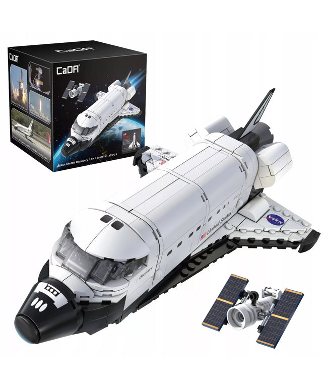 CaDA NASA erdvėlaivio modelis Space Shuttle Discovery, 475 detalės
