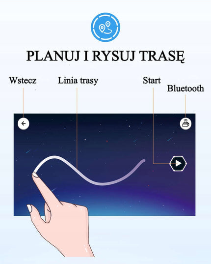 Konstruktorius CADA RC sportinis automobilis AZURE STORM CHAMPIONS valdomas nuotoliniu būdu 266 el.