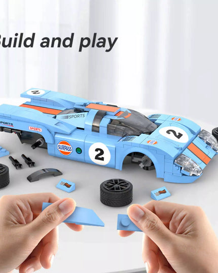 Konstruktorius CADA RC sportinis automobilis AZURE STORM CHAMPIONS valdomas nuotoliniu būdu 266 el.