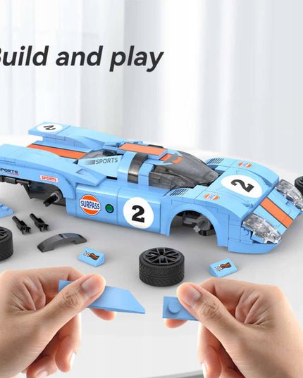 Konstruktorius CADA RC sportinis automobilis AZURE STORM CHAMPIONS valdomas nuotoliniu būdu 266 el.